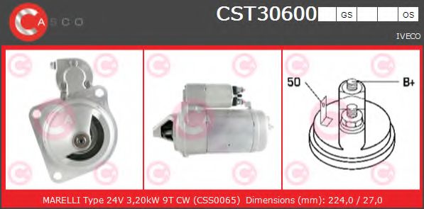 Стартер CASCO CST30600GS