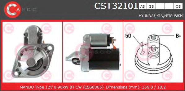 Стартер CASCO CST32101GS