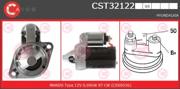 Стартер CASCO CST32122GS