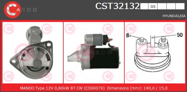 Стартер CASCO CST32132GS