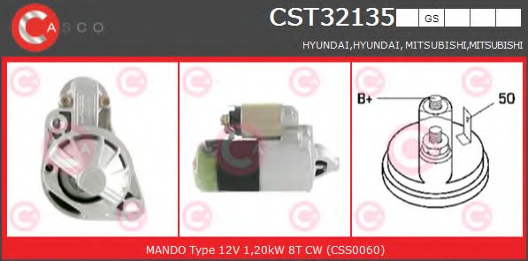 Стартер CASCO CST32135GS