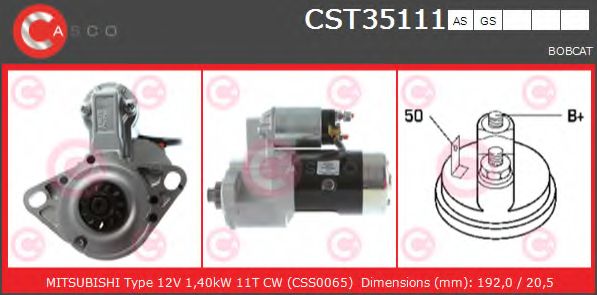 Стартер CASCO CST35111AS