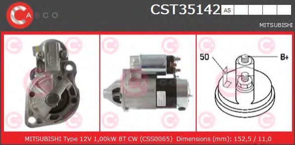 Стартер CASCO CST35142AS