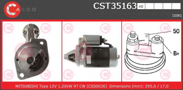 Стартер CASCO CST35163AS