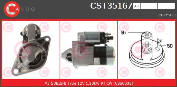 Стартер CASCO CST35167AS