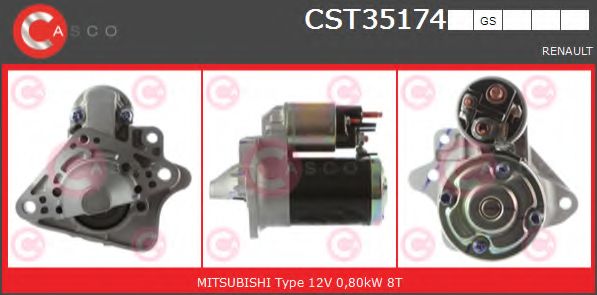 Стартер CASCO CST35174GS