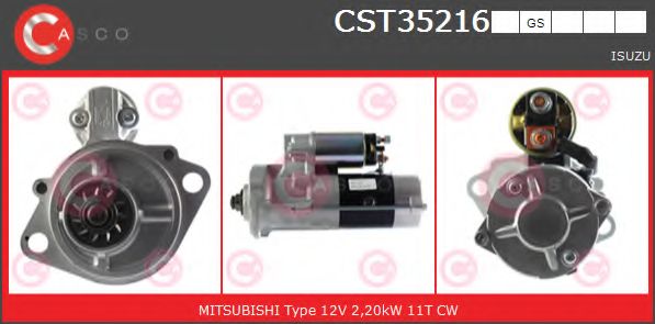 Стартер CASCO CST35216GS