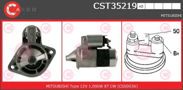 Стартер CASCO CST35219AS