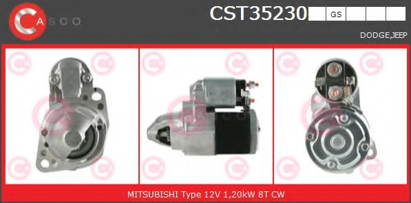 Стартер CASCO CST35230GS