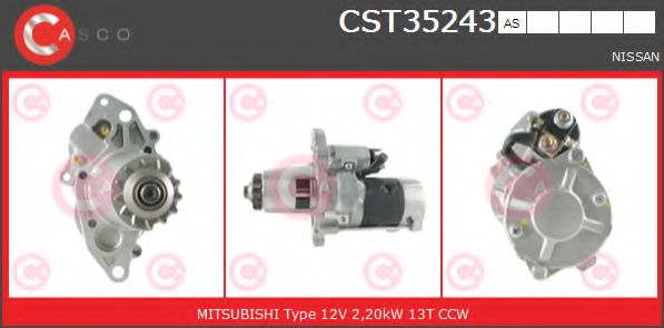 Стартер CASCO CST35243AS