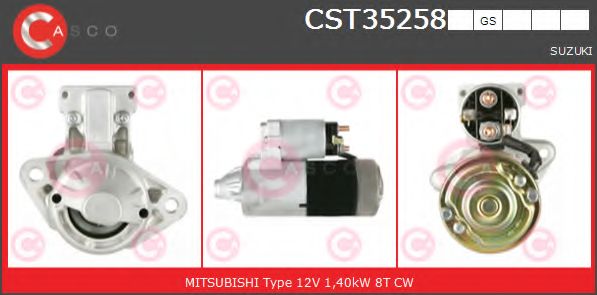 Стартер CASCO CST35258GS