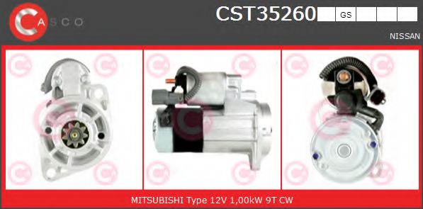 Стартер CASCO CST35260GS