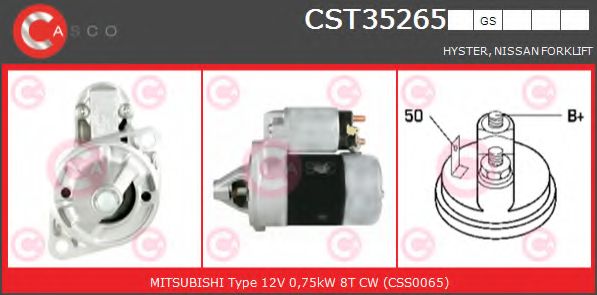Стартер CASCO CST35265GS