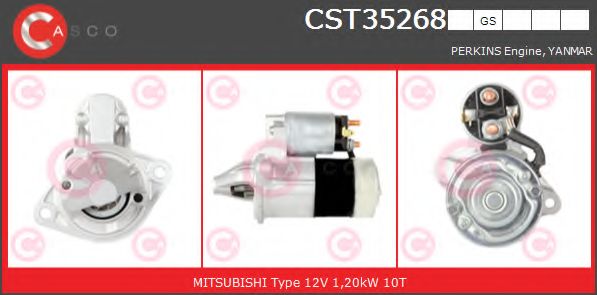 Стартер CASCO CST35268GS