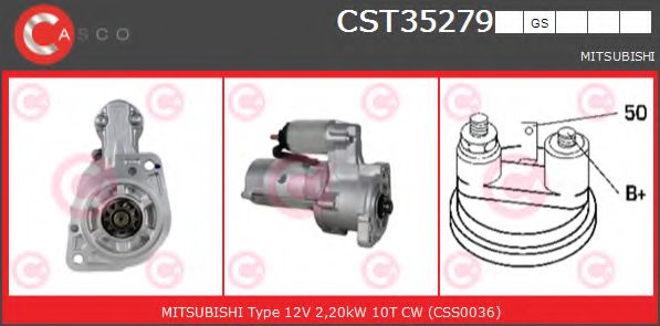 Стартер CASCO CST35279GS