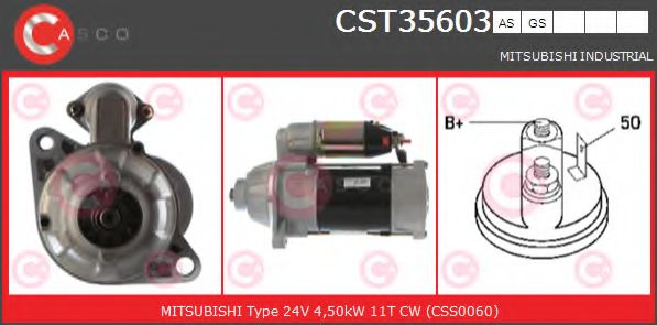 Стартер CASCO CST35603AS