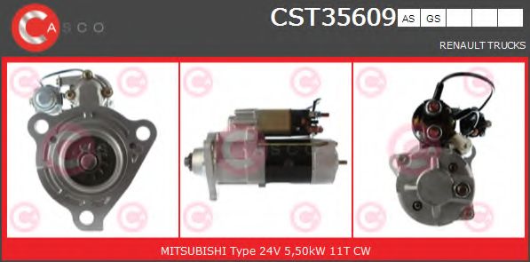 Стартер CASCO CST35609GS