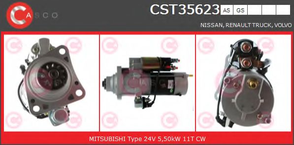 Стартер CASCO CST35623GS