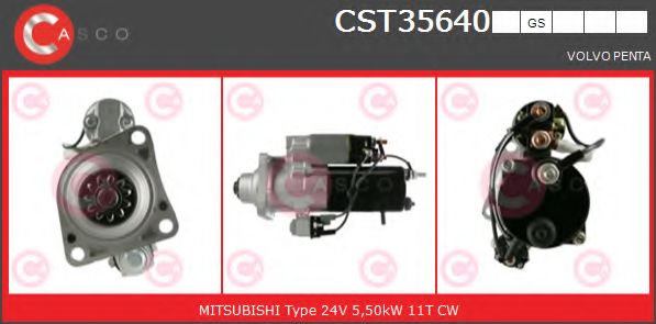 Стартер CASCO CST35640GS