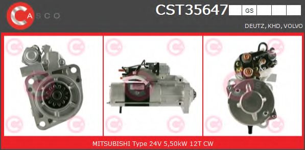 Стартер CASCO CST35647GS
