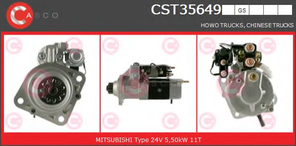 Стартер CASCO CST35649GS