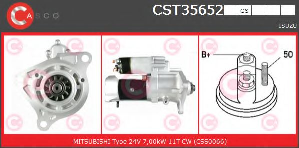 Стартер CASCO CST35652GS