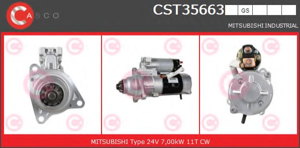 Стартер CASCO CST35663GS