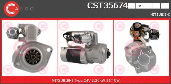 Стартер CASCO CST35674GS