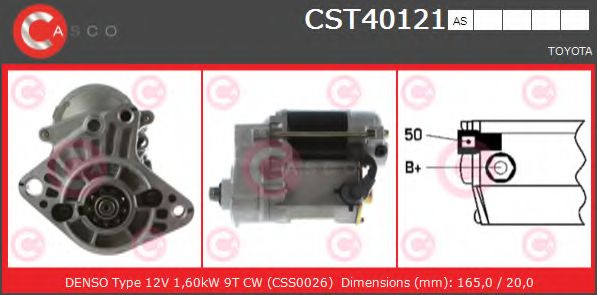 Стартер CASCO CST40121AS