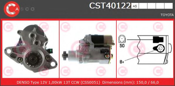 Стартер CASCO CST40122AS