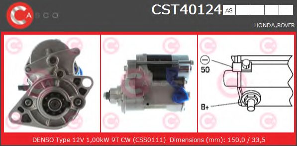 Стартер CASCO CST40124AS