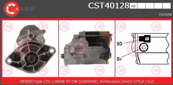 Стартер CASCO CST40128AS