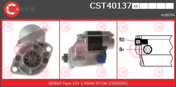 Стартер CASCO CST40137AS