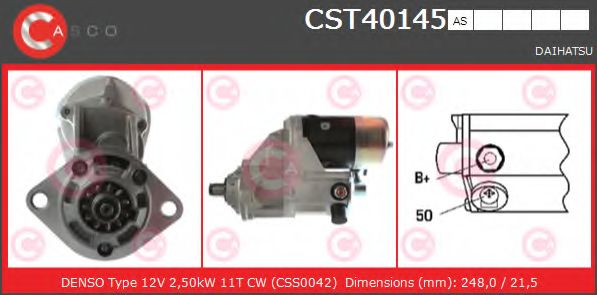 Стартер CASCO CST40145AS