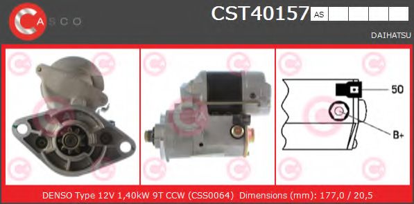 Стартер CASCO CST40157AS
