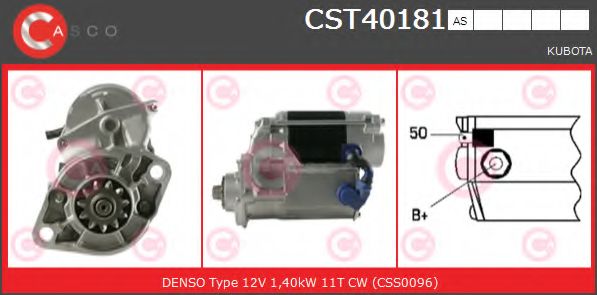 Стартер CASCO CST40181AS