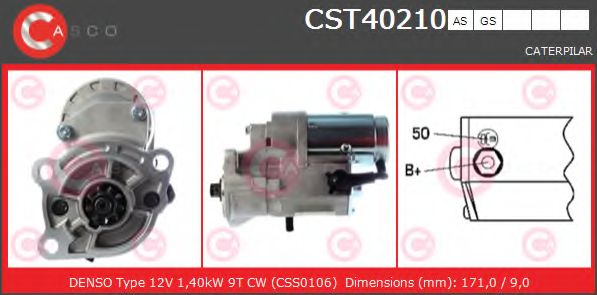 Стартер CASCO CST40210GS