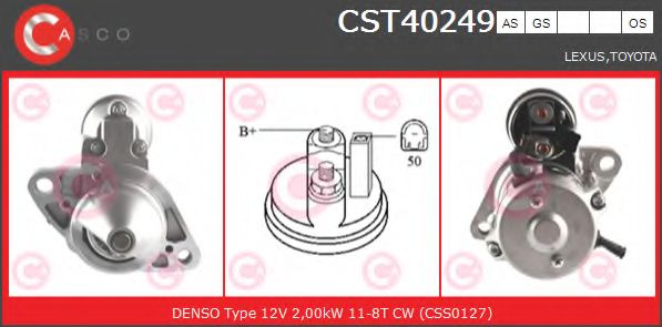 Стартер CASCO CST40249AS