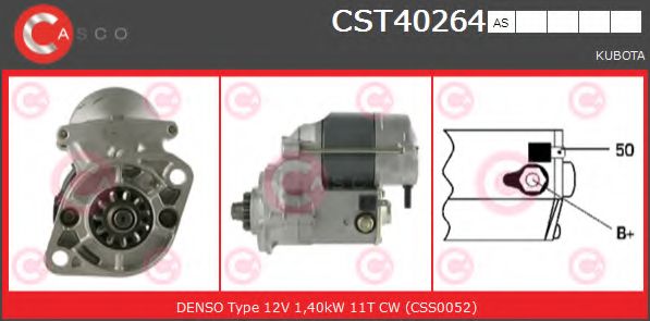 Стартер CASCO CST40264AS