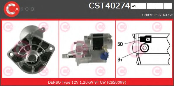 Стартер CASCO CST40274AS