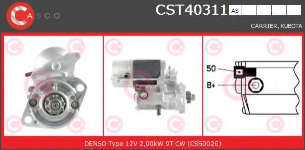 Стартер CASCO CST40311AS
