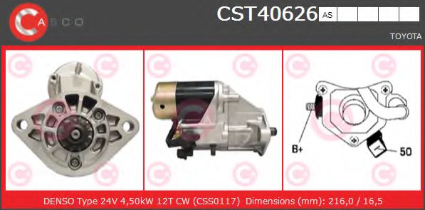 Стартер CASCO CST40626AS