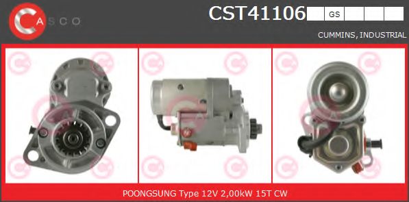 Стартер CASCO CST41106GS
