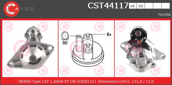 Стартер CASCO CST44117AS