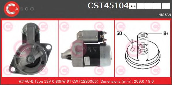 Стартер CASCO CST45104AS