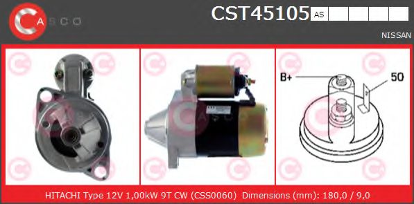 Стартер CASCO CST45105AS