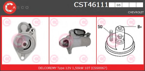 Стартер CASCO CST46111GS