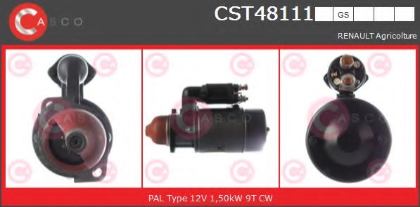 Стартер CASCO CST48111GS