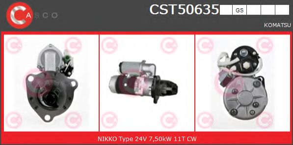 Стартер CASCO CST50635GS