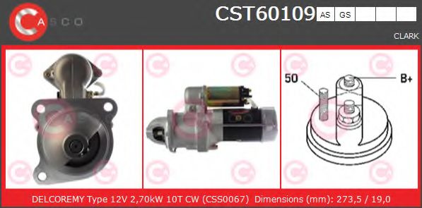 Стартер CASCO CST60109AS